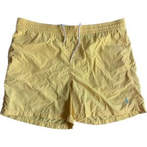 Vintage Ralph Lauren Shorts | Yellow Trunks | Men’s L